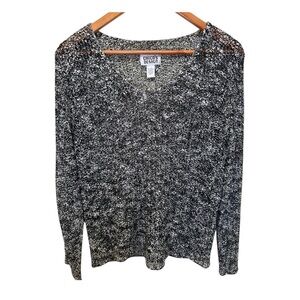 Chico's Black and White Sweater